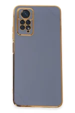 Newface Xiaomi Redmi Note 12 Pro 4G Kılıf Volet Silikon - Mavi