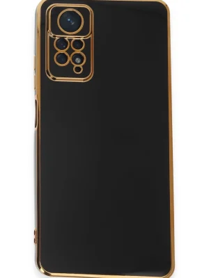 Newface Xiaomi Redmi Note 12 Pro 4G Kılıf Volet Silikon - Siyah