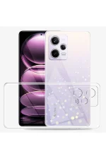 Newface Xiaomi Redmi Note 12 Pro 5G Kılıf Lüx Şeffaf Silikon - Görsel 3