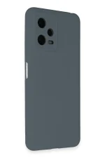 Newface Xiaomi Redmi Note 12 Pro 5G Kılıf Nano içi Kadife Silikon - Gri - Görsel 2