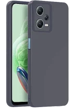 Newface Xiaomi Redmi Note 12 Pro 5G Kılıf Nano içi Kadife Silikon - Gri