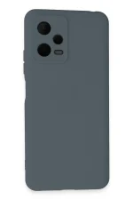 Newface Xiaomi Redmi Note 12 Pro 5G Kılıf Nano içi Kadife Silikon - Gri - Görsel 3