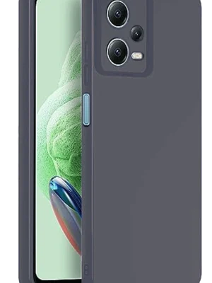 Newface Xiaomi Redmi Note 12 Pro 5G Kılıf Nano içi Kadife Silikon - Gri