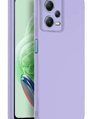 Newface Xiaomi Redmi Note 12 Pro 5G Kılıf Nano içi Kadife Silikon - Lila