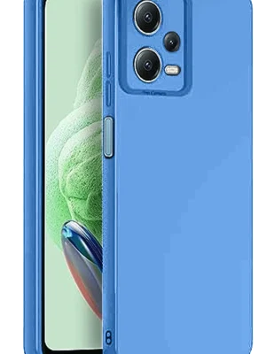 Newface Xiaomi Redmi Note 12 Pro 5G Kılıf Nano içi Kadife Silikon - Mavi