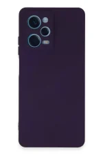 Newface Xiaomi Redmi Note 12 Pro 5G Kılıf Nano içi Kadife Silikon - Mor - Görsel 2