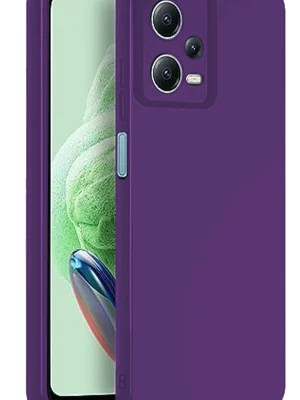 Newface Xiaomi Redmi Note 12 Pro 5G Kılıf Nano içi Kadife Silikon - Mor