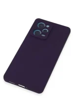 Newface Xiaomi Redmi Note 12 Pro 5G Kılıf Nano içi Kadife Silikon - Mor - Görsel 5