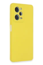 Newface Xiaomi Redmi Note 12 Pro 5G Kılıf Nano içi Kadife Silikon - Sarı - Görsel 3
