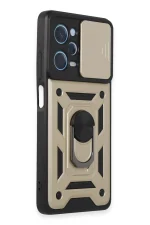 Newface Xiaomi Redmi Note 12 Pro 5G Kılıf Pars Lens Yüzüklü Silikon - Gold - Görsel 2