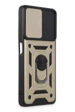 Newface Xiaomi Redmi Note 12 Pro 5G Kılıf Pars Lens Yüzüklü Silikon - Gold - Görsel 3