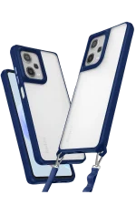 Newface Xiaomi Redmi Note 12 Pro 5G Kılıf Penta Silikon Kılıf - Lacivert