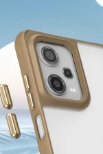 Newface Xiaomi Redmi Note 12 Pro 5G Kılıf Penta Silikon Kılıf - Şeffaf - Görsel 2