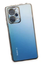 Newface Xiaomi Redmi Note 12 Pro 5G Kılıf Razer Lensli Silikon - Gold - Görsel 4