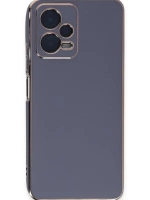 Newface Xiaomi Redmi Note 12 Pro 5G Kılıf Volet Silikon - Mavi