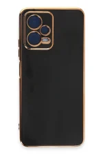 Newface Xiaomi Redmi Note 12 Pro 5G Kılıf Volet Silikon - Siyah