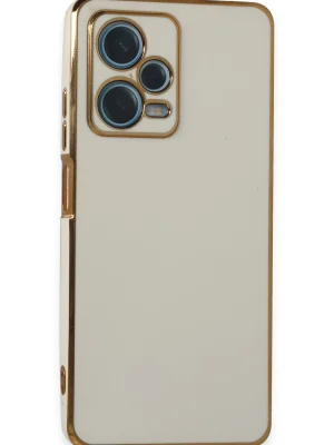 Newface Xiaomi Redmi Note 12 Pro Plus Kılıf Volet Silikon - Beyaz