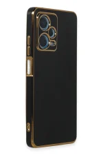 Newface Xiaomi Redmi Note 12 Pro Plus Kılıf Volet Silikon - Siyah - Görsel 2