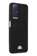 Newface Xiaomi Redmi Note 12S Kılıf Kelvin Kartvizitli Silikon - Siyah - Görsel 2