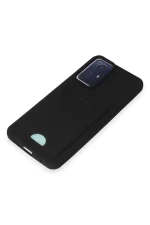 Newface Xiaomi Redmi Note 12S Kılıf Kelvin Kartvizitli Silikon - Siyah - Görsel 4