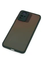 Newface Xiaomi Redmi Note 12S Kılıf Montreal Silikon Kapak - Yeşil - Görsel 6
