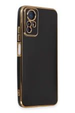 Newface Xiaomi Redmi Note 12S Kılıf Volet Silikon - Siyah - Görsel 2