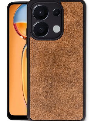 Newface Xiaomi Redmi Note 13 4G Kılıf Aras Deri Kapak - Taba