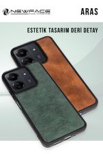 Newface Xiaomi Redmi Note 13 4G Kılıf Aras Deri Kapak - Taba - Görsel 3