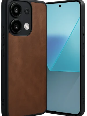 Newface Xiaomi Redmi Note 13 4G Kılıf Aras Deri Kapak - Taba