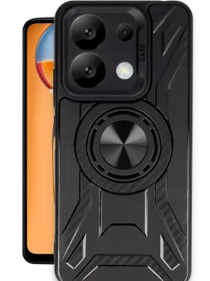 Newface Xiaomi Redmi Note 13 4G Kılıf Lincoln Silikon - Siyah