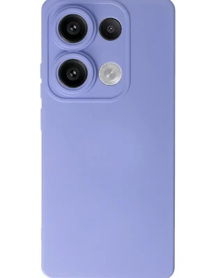 Newface Xiaomi Redmi Note 13 4G Kılıf Nano içi Kadife Silikon - Lila