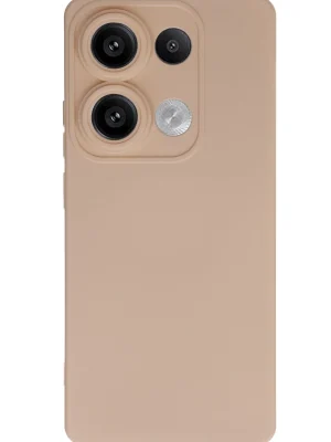 Newface Xiaomi Redmi Note 13 4G Kılıf Nano içi Kadife Silikon - Pudra