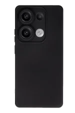 Newface Xiaomi Redmi Note 13 4G Kılıf Nano içi Kadife Silikon - Siyah
