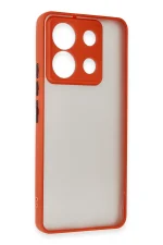 Newface Xiaomi Redmi Note 13 5G Kılıf Montreal Silikon Kapak - Kırmızı - Görsel 2