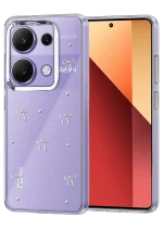 Newface Xiaomi Redmi Note 13 Pro 4G Fiyonk Desenli Kapak - Desen 1