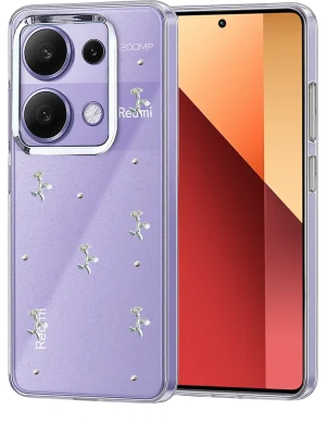 Newface Xiaomi Redmi Note 13 Pro 4G Fiyonk Desenli Kapak - Desen 2