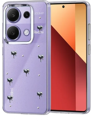 Newface Xiaomi Redmi Note 13 Pro 4G Fiyonk Desenli Kapak - Desen 3