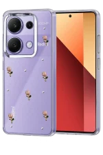 Newface Xiaomi Redmi Note 13 Pro 4G Fiyonk Desenli Kapak - Desen 6