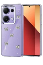 Newface Xiaomi Redmi Note 13 Pro 4G Fiyonk Desenli Kapak - Desen 9