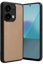 Newface Xiaomi Redmi Note 13 Pro 4G Kılıf Aras Deri Kapak - Pudra