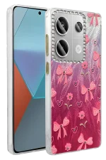 Newface Xiaomi Redmi Note 13 Pro 4G Kılıf Blade Aynalı Desenli Kapak - Desen 3