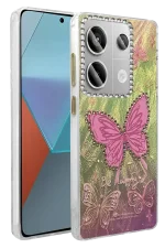 Newface Xiaomi Redmi Note 13 Pro 4G Kılıf Blade Aynalı Desenli Kapak - Desen 5