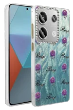 Newface Xiaomi Redmi Note 13 Pro 4G Kılıf Blade Aynalı Desenli Kapak - Desen 9