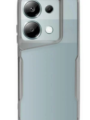 Newface Xiaomi Redmi Note 13 Pro 4G Kılıf Boyi Silikon Kapak - Gümüş