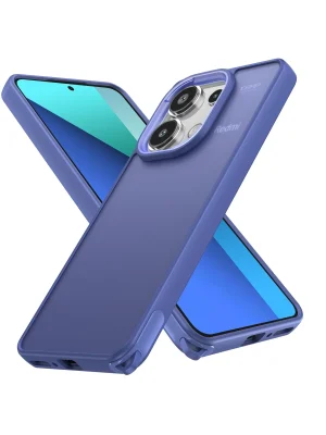 Newface Xiaomi Redmi Note 13 Pro 4G Kılıf Elegant Kapak - Açık Mavi