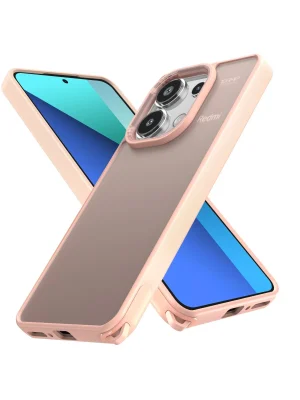 Newface Xiaomi Redmi Note 13 Pro 4G Kılıf Elegant Kapak - Pudra