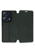 Newface Xiaomi Redmi Note 13 Pro 4G Kılıf Flip Cover - Koyu Yeşil - Görsel 5