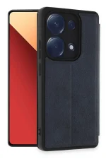 Newface Xiaomi Redmi Note 13 Pro 4G Kılıf Flip Cover - Lacivert