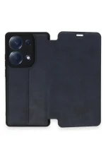 Newface Xiaomi Redmi Note 13 Pro 4G Kılıf Flip Cover - Lacivert - Görsel 5
