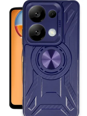 Newface Xiaomi Redmi Note 13 Pro 4G Kılıf Lincoln Silikon - Lacivert